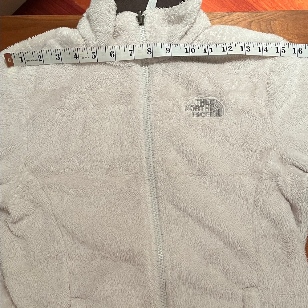 THE NORTH FACE Women's Plush Off-White Full-Zip Fleece Jacket Size XS/TP EUC - Picture 5 of 12